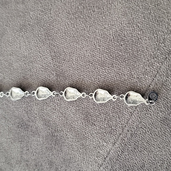 Aliens!!! Silver Tone Bracelet - Picture 5 of 6
